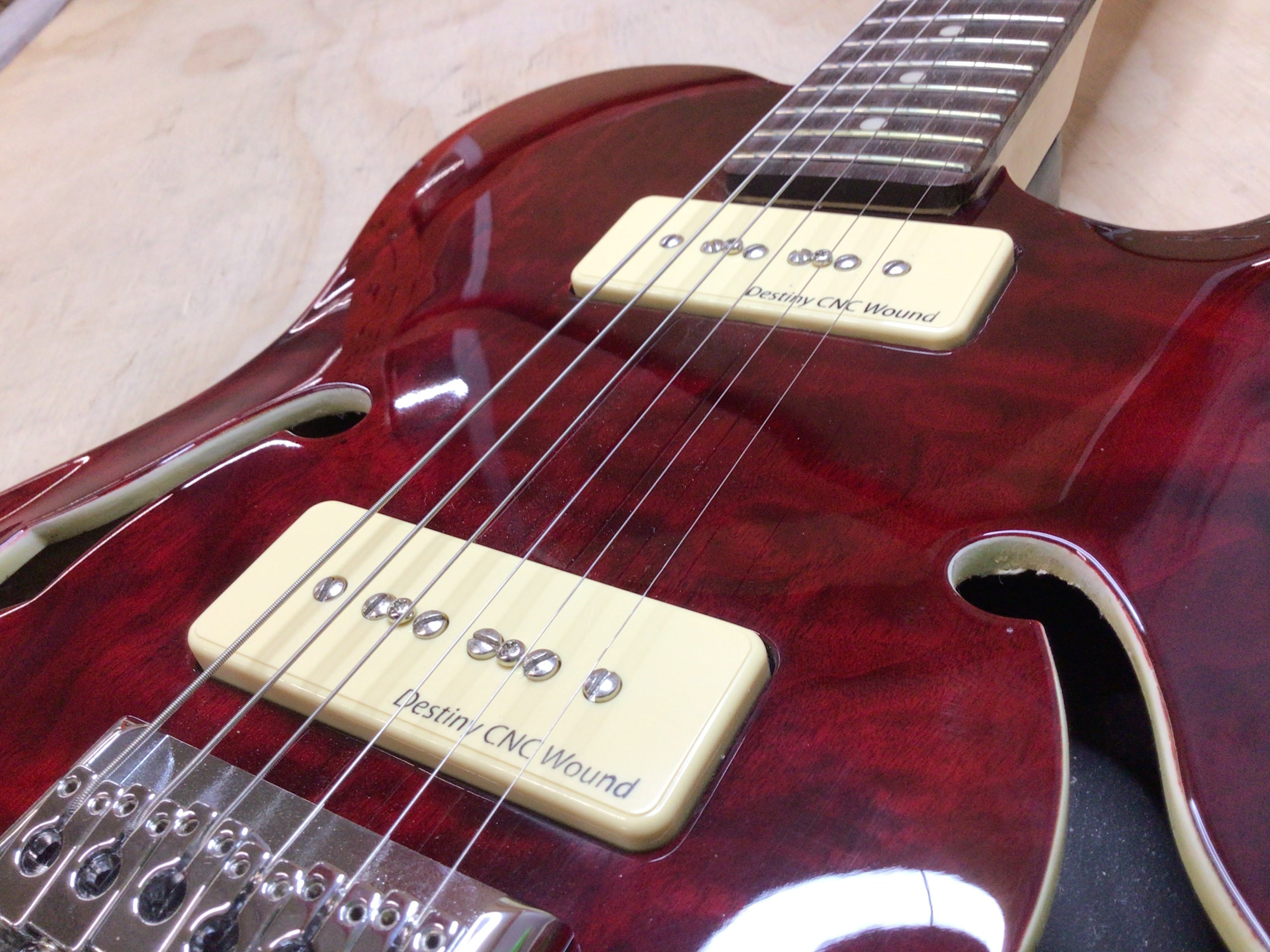 IYV 6 String ITF-400TRD PRS Solid-Body Electric Guitar, Red **OPEN BOX** (8108780093678)